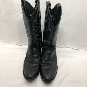 Men’s Justin 10 EE Black cowboy boots